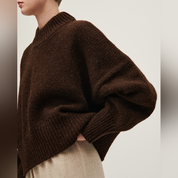 Babaa Jumper no 15 in color Earth, wool - Picture 4 of 12